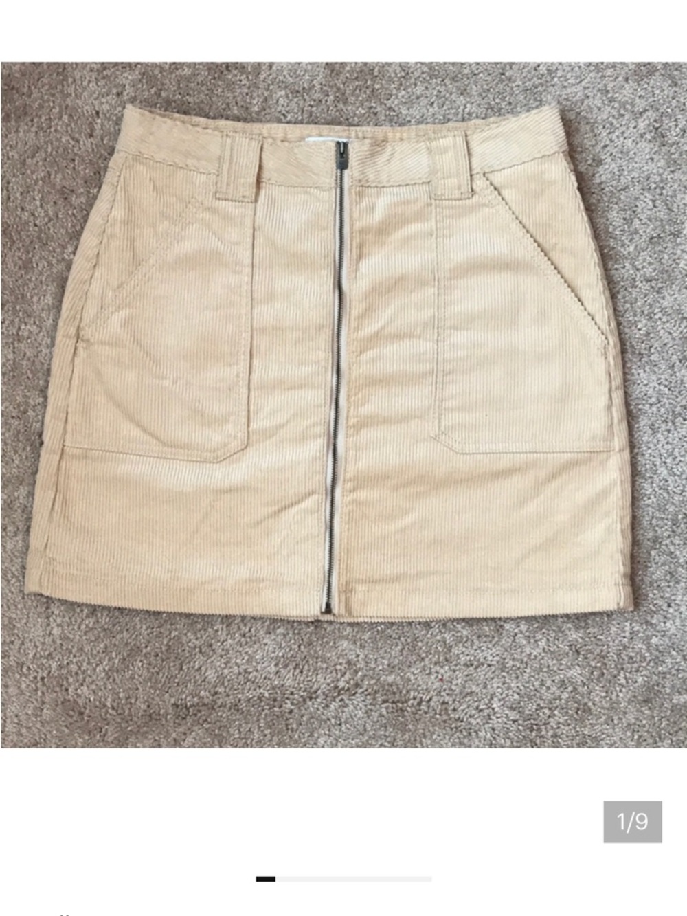 NWT Hollister Ultra High Rise Corduroy Skirt